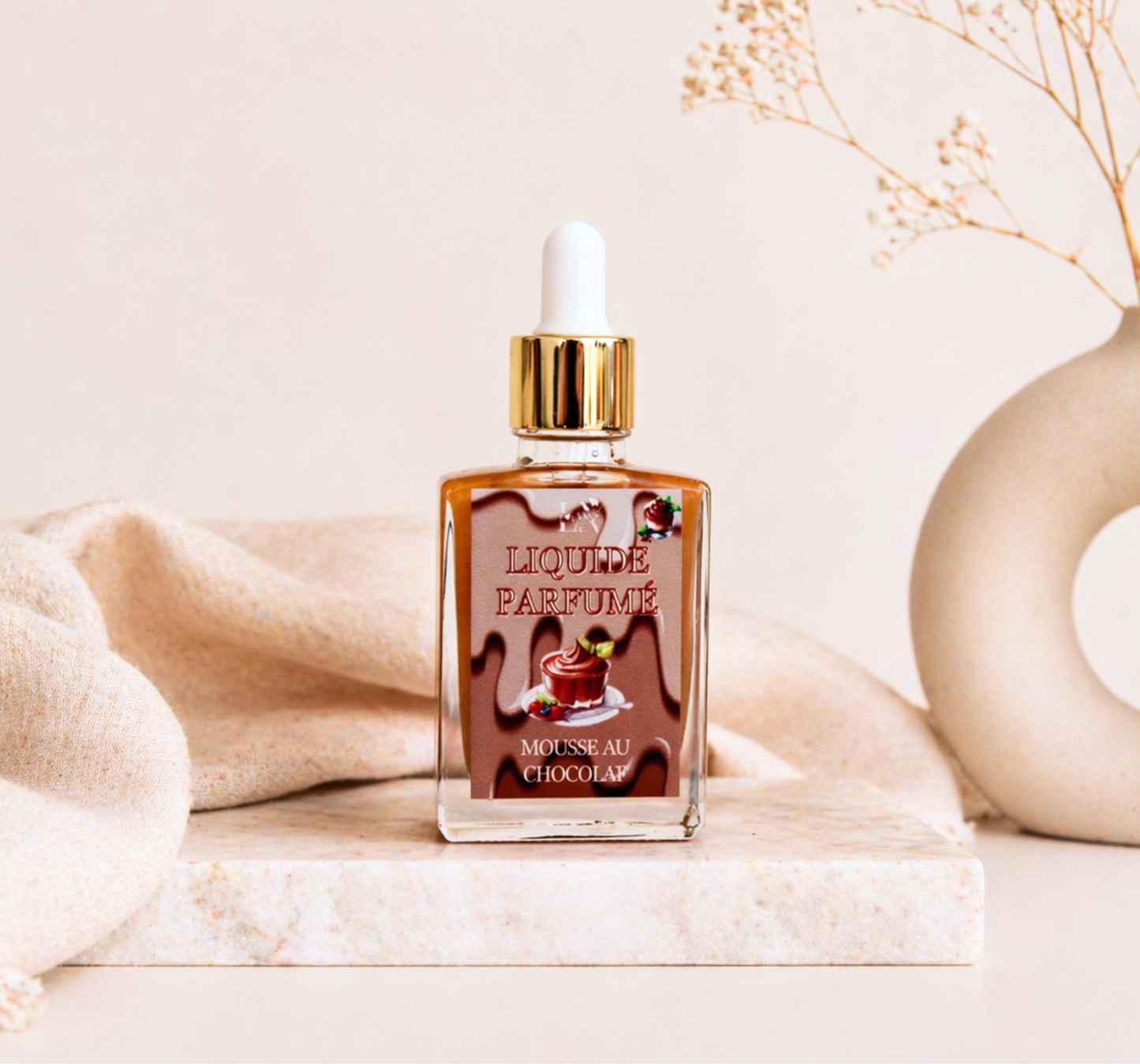 Liquide parfumé mousse au chocolat