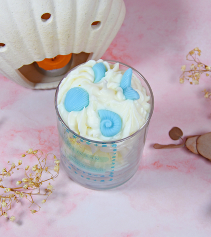 Bougie "Sous l'océan" parfum monoï