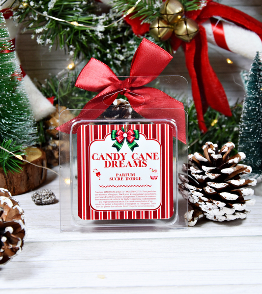 Fondant "Candy cane dreams" parfum sucre d'orge