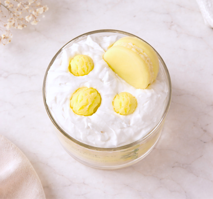 Bougie parfumée citron meringué - ambiance pâtissière et réconfortante - Lolynap
