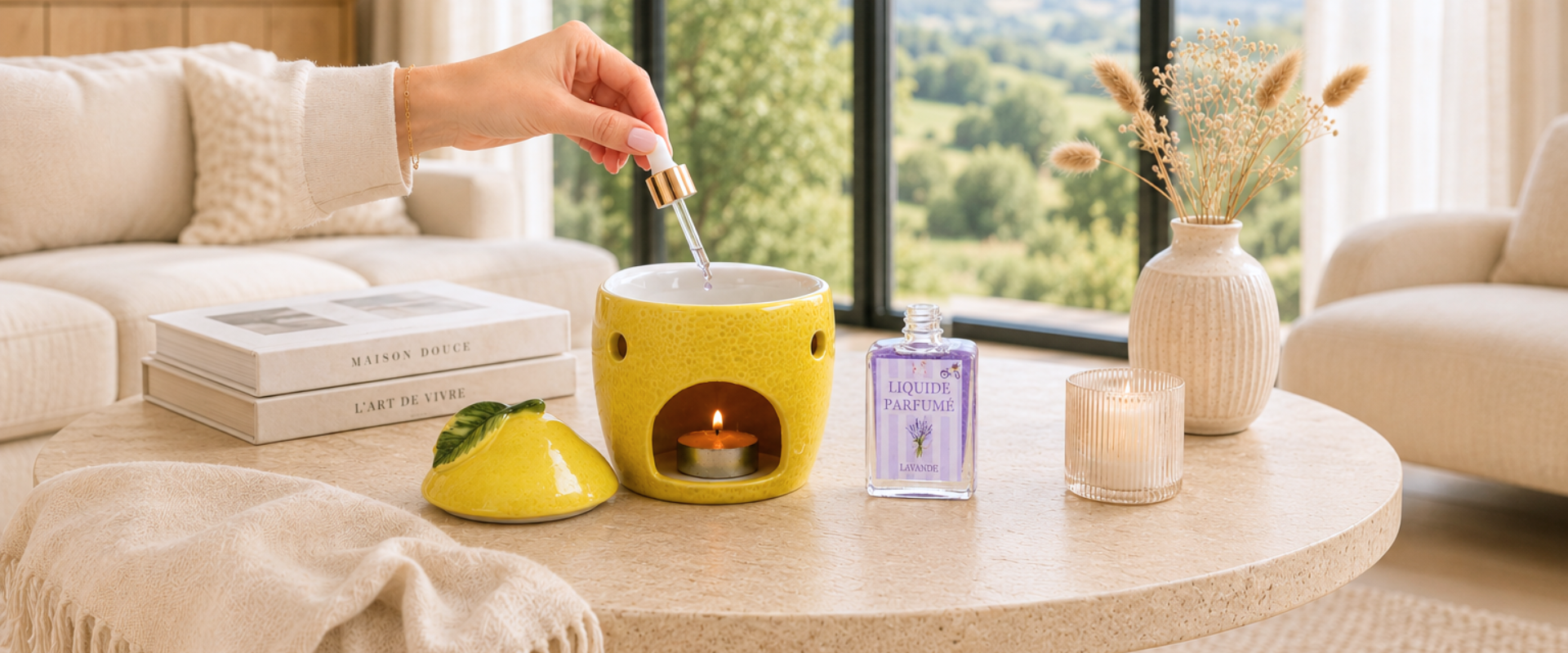 Les parfums de Brûle-parfum Doux citron