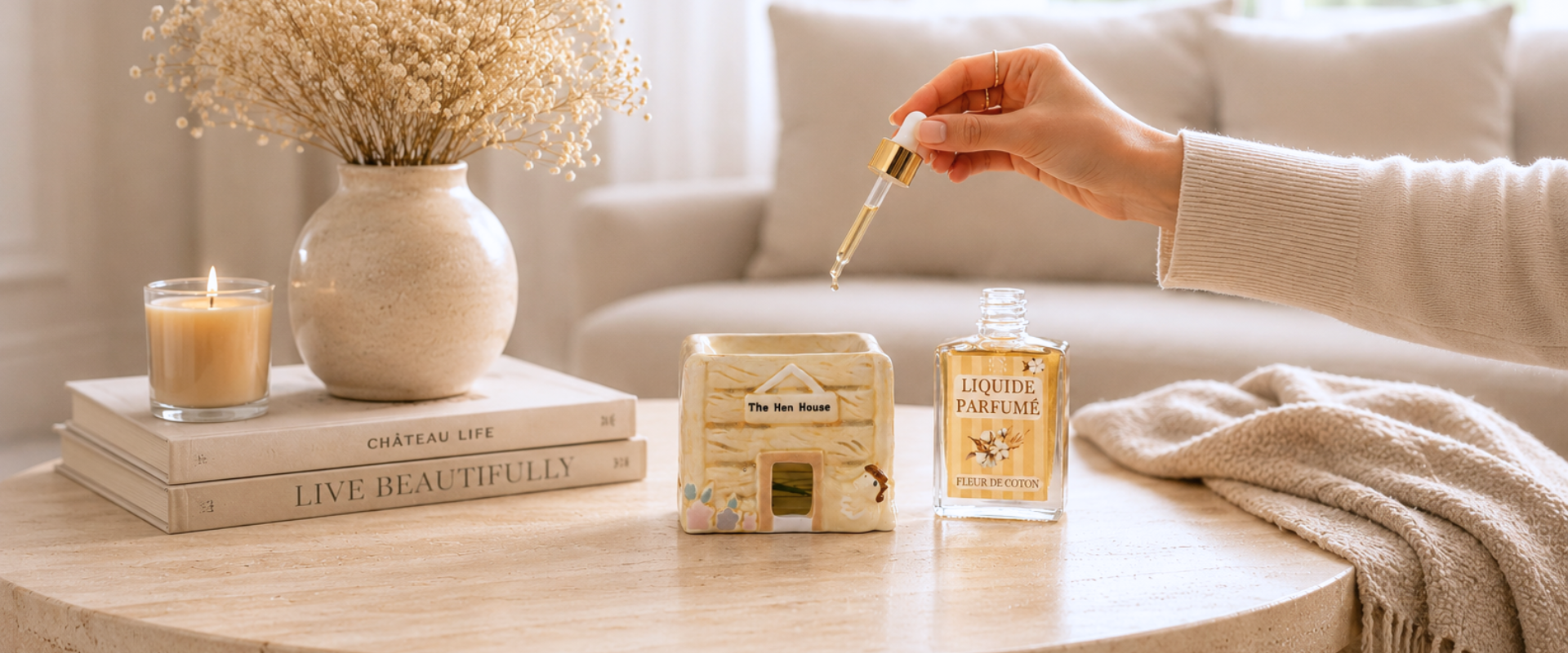 Les parfums de Brûle-parfum Maison champêtre
