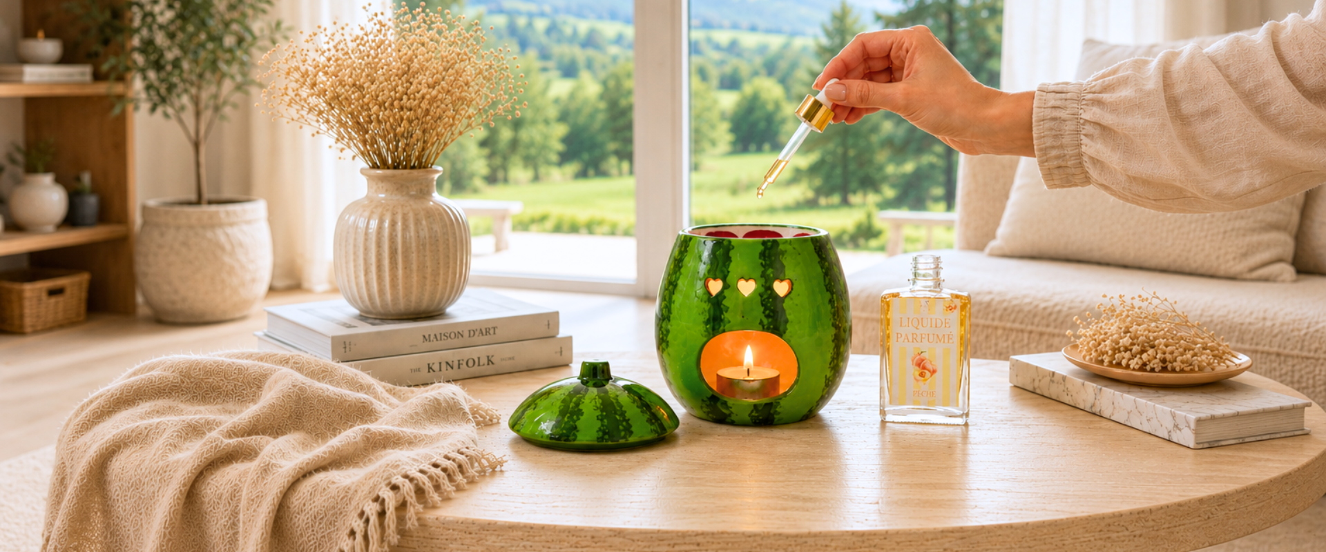 Les parfums de IMPARFAIT - Brûle-parfum pastèque