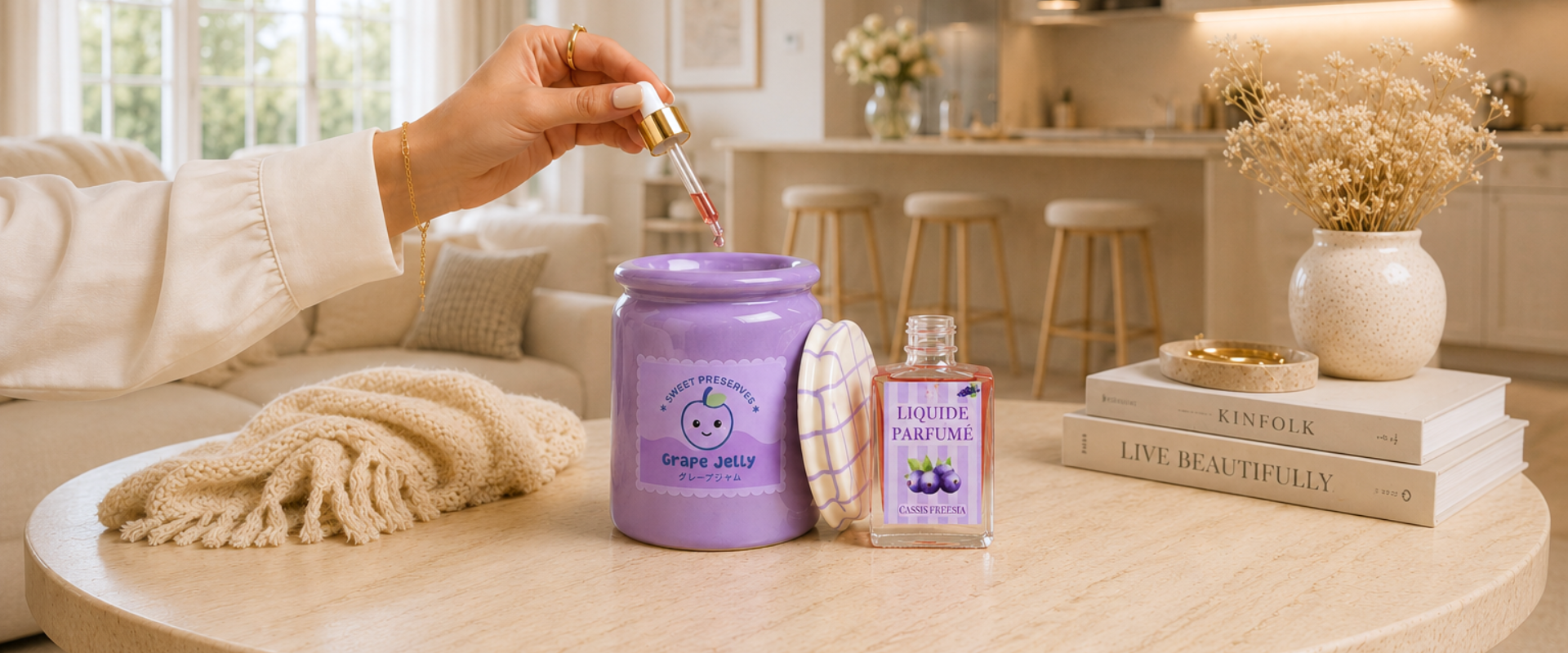 Les parfums de Liquide parfumé cassis freesia