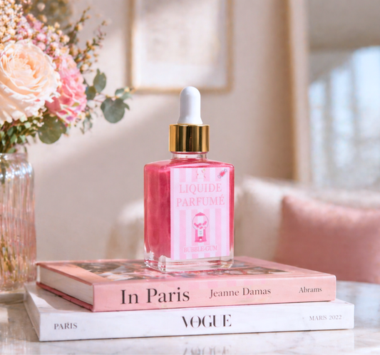 Liquide parfumé bubble-gum fait main - parfum de Grasse ludique et fruité - Lolynap
