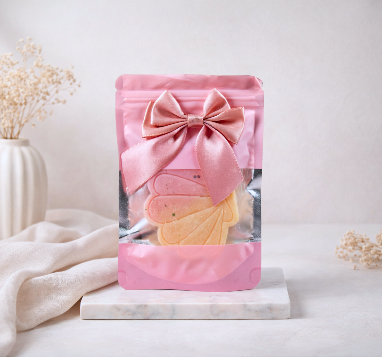Fondant parfumé coquillage fleur de coton pour brûle-parfum - cire d'olive végétale - Lolynap
