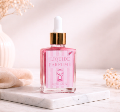 Liquide parfumé bubble-gum pour brûle-parfum - senteur sucrée et gourmande - Lolynap
