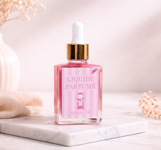 Liquide parfumé bubble-gum pour brûle-parfum - senteur sucrée et gourmande - Lolynap

