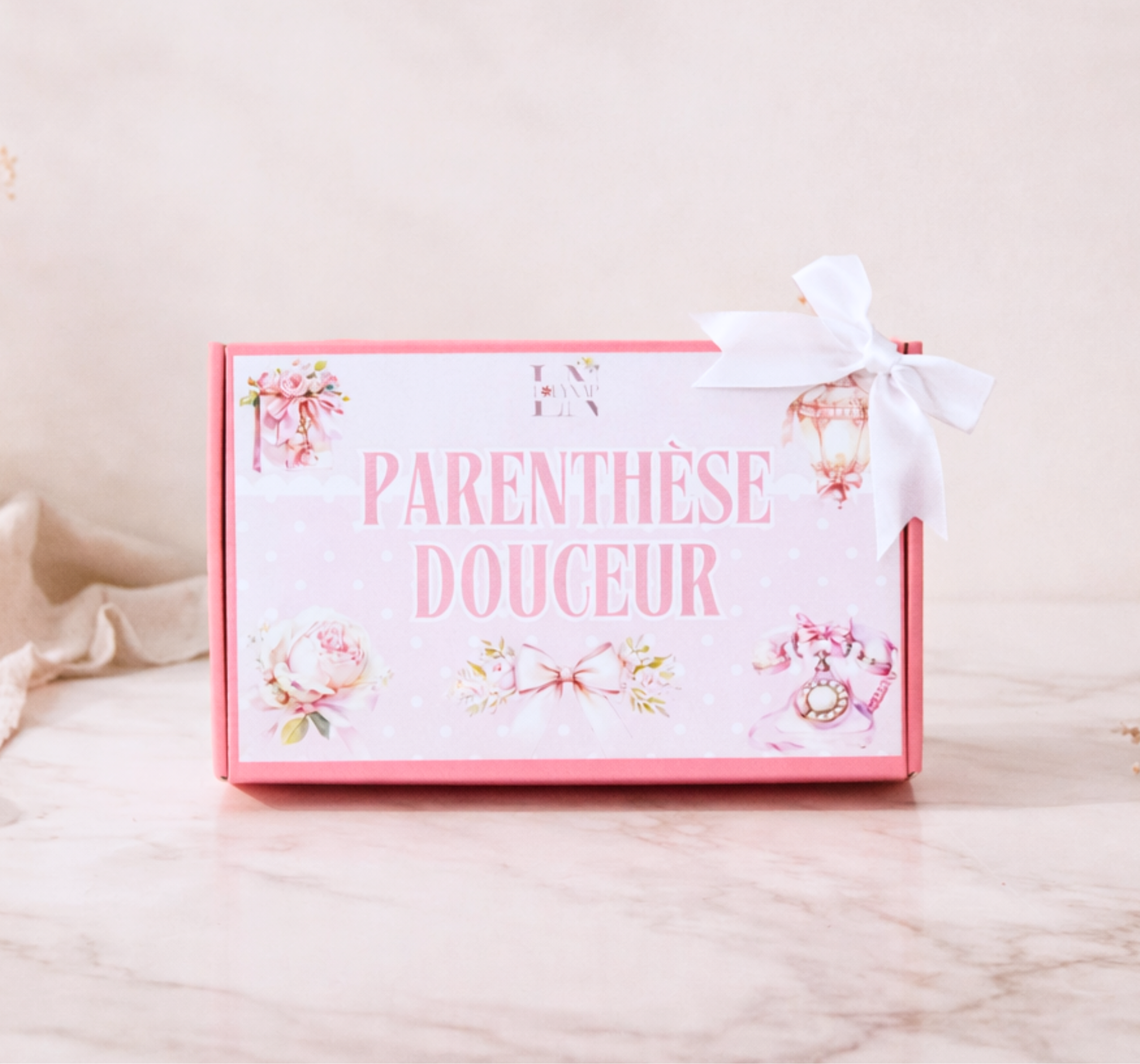 Coffret fondants et liquide parfumé Parenthèse douceur - senteurs poudrées et féminines - Lolynap