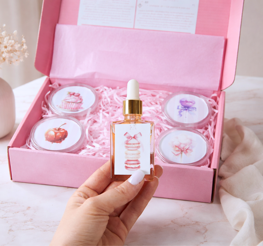 Coffret cadeau fondants Évasion sucrée pour brûle-parfum - cire d'olive végétale faite main - Lolynap
