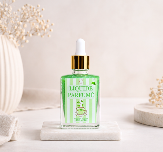 Liquide parfumé thé vert pour brûle-parfum - senteur fraîche et végétale - Lolynap
